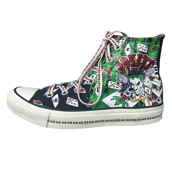 Rare Limited Edition Converse Unisex Jokers Wild High Top Sneaker Size M 6 W 8 - Picture 4 of 11